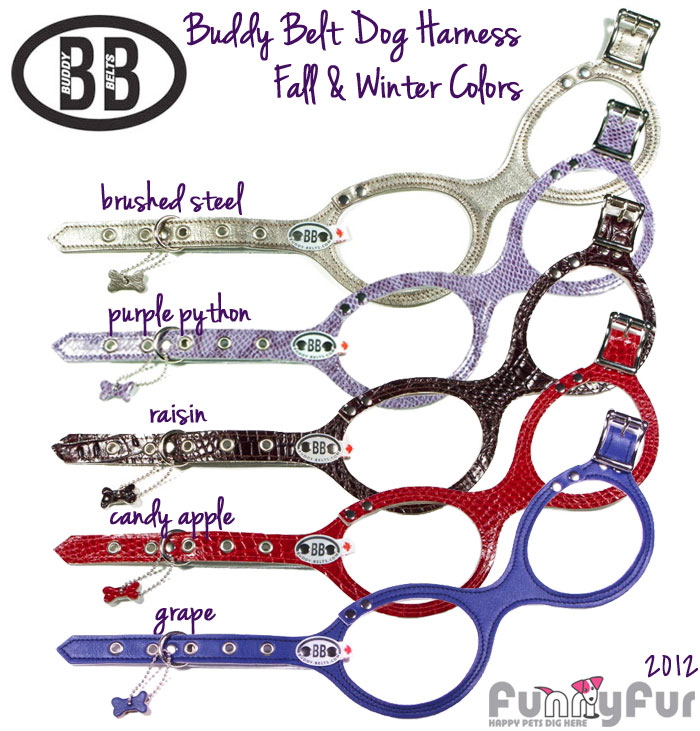 Buddy Belt Dog Harness Fall/Winter Colors