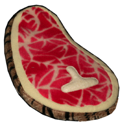 Steak Dog Toy